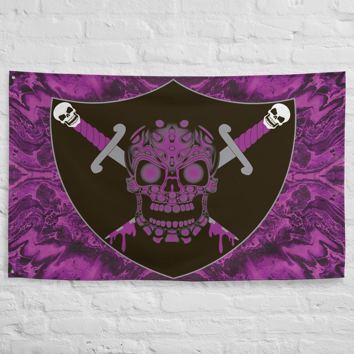 Flag with Skull Design - SW-RA-001