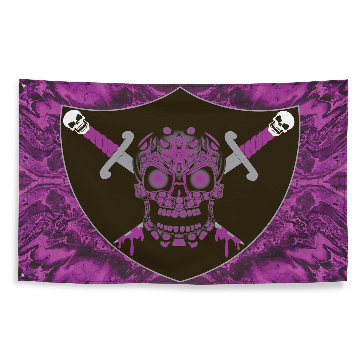 Flag with Skull Design - SW-RA-001