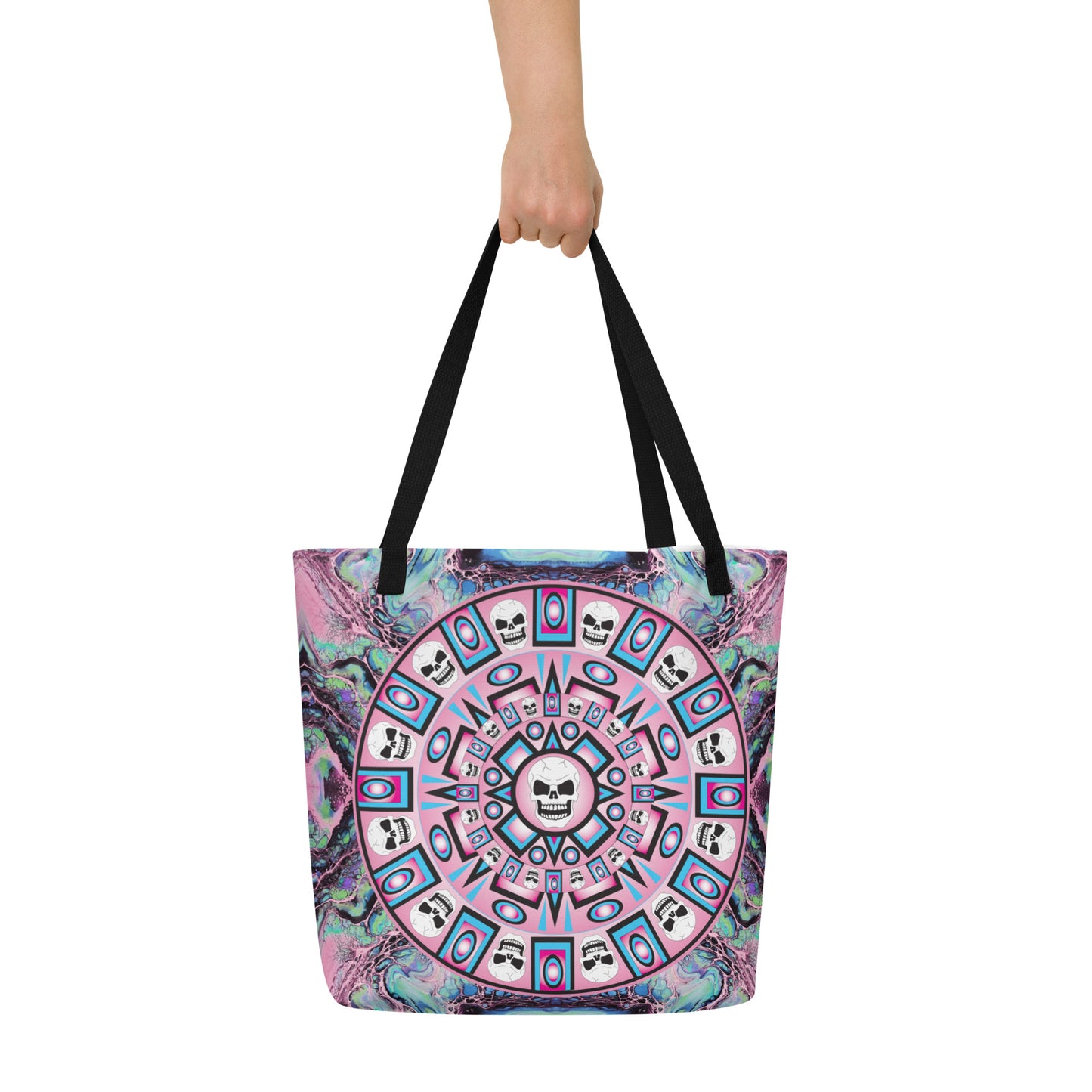 All-Over Print Large Tote Bag - SW-012