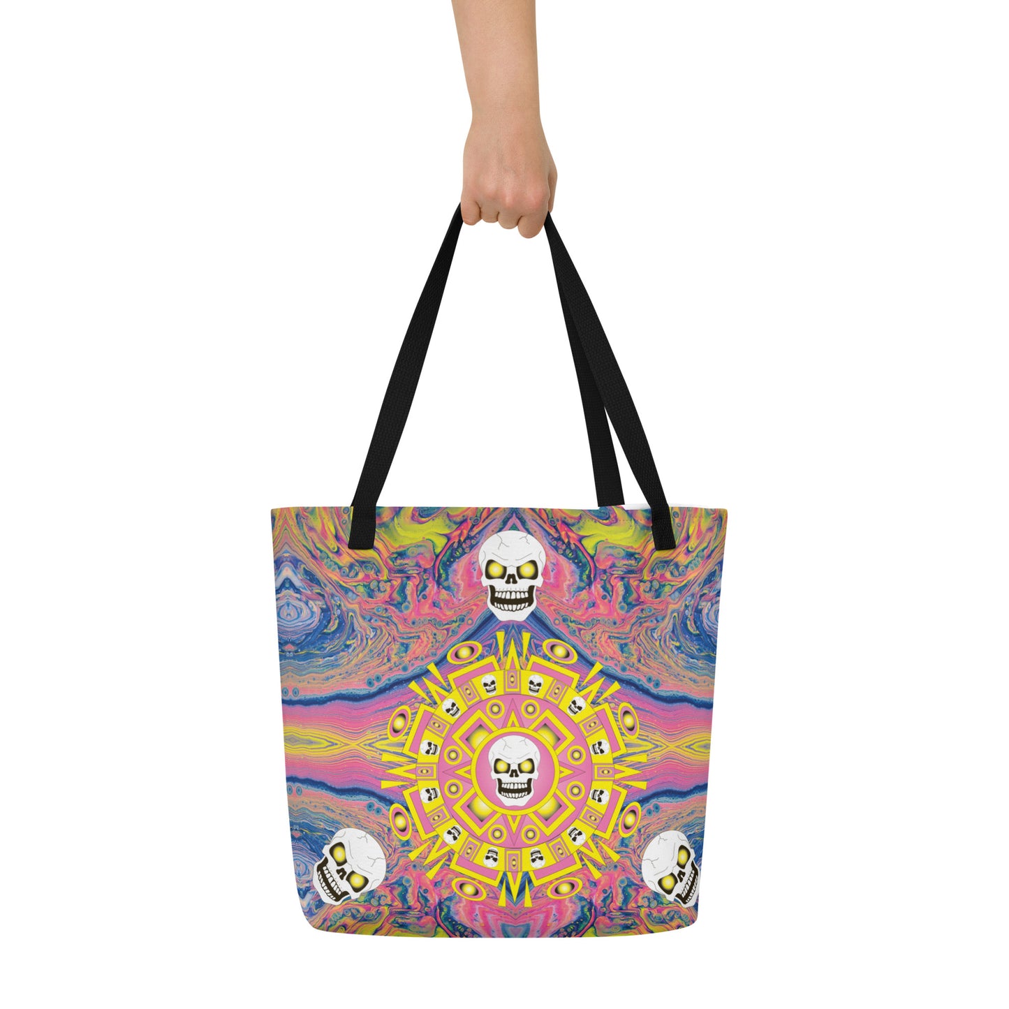 All-Over Print Large Tote Bag - SW-015