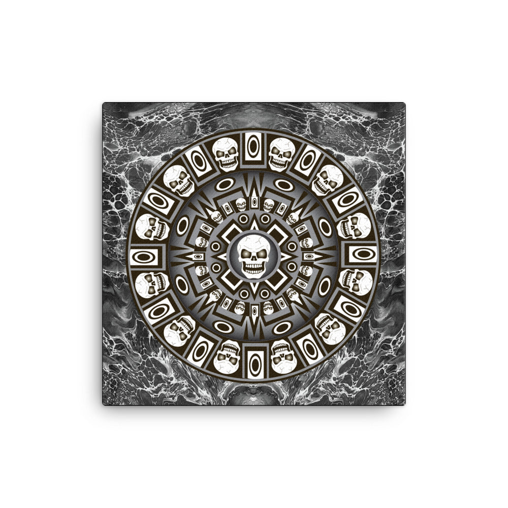 Skull Design 16" x 16" Canvas - SW-005