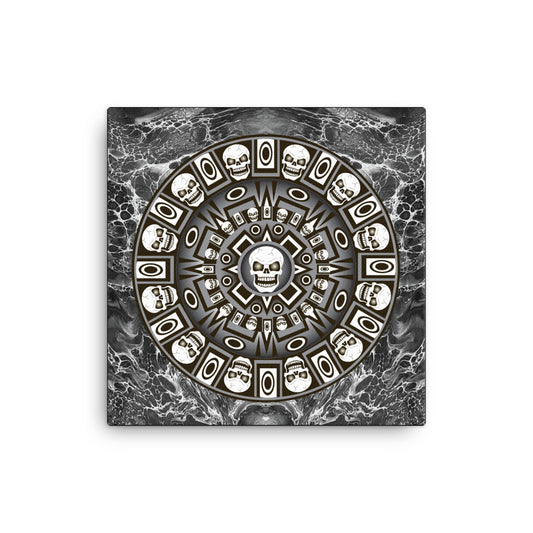 Skull Design 16" x 16" Canvas - SW-005