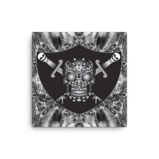 Skull Design 16" x 16" Canvas - SW-006