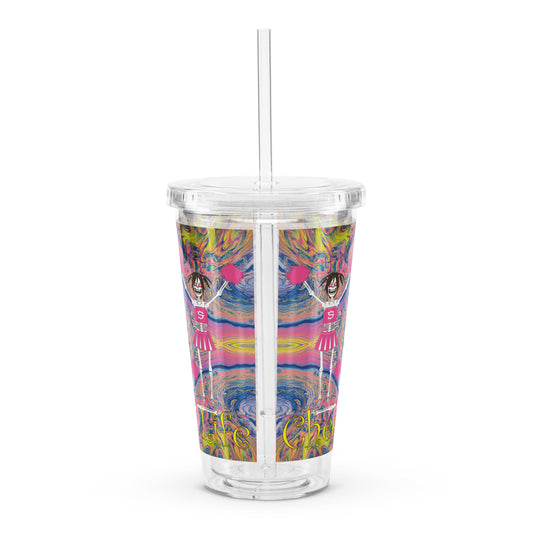 Clear plastic tumbler - SW-014