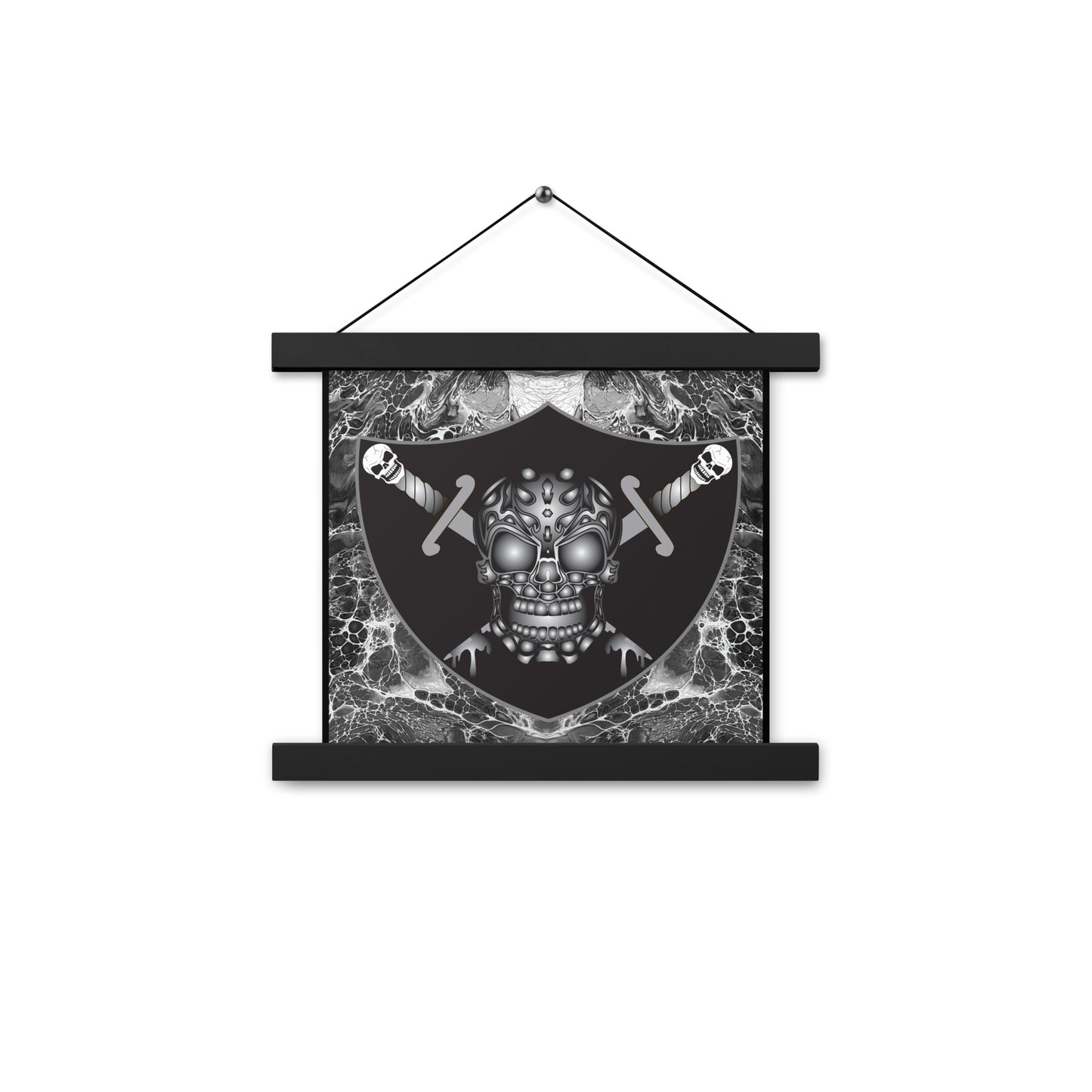 Skull Design Enhanced Matte Paper Poster With Hanger - SW-002