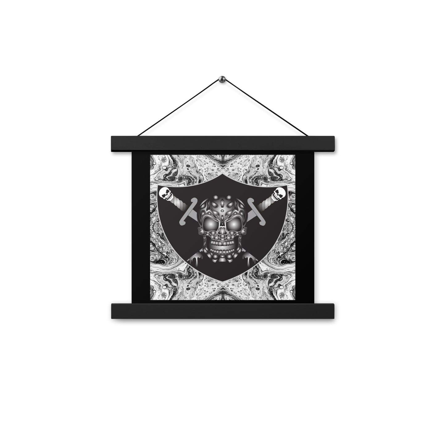 Skull Design Enhanced Matte Paper Poster With Hanger - SW-010