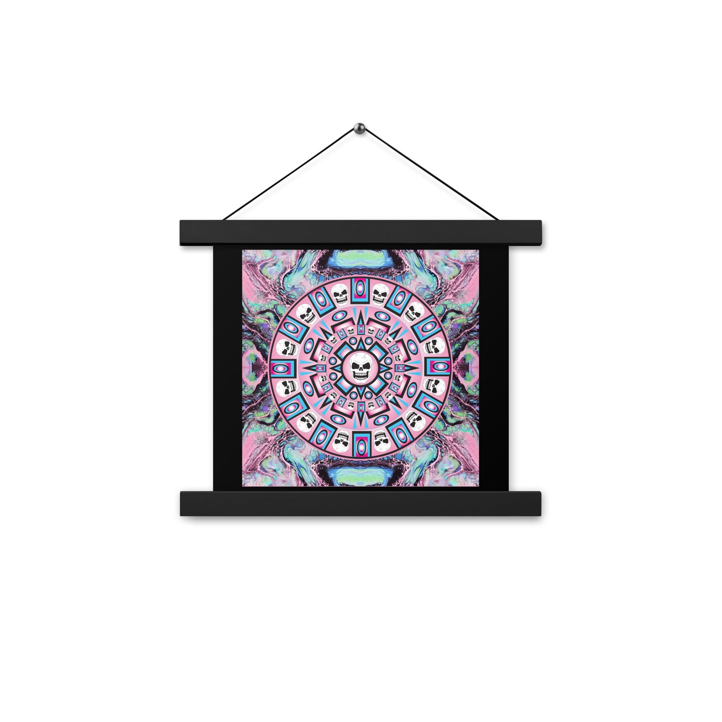 Skull Design Enhanced Matte Paper Poster With Hanger - SW-012