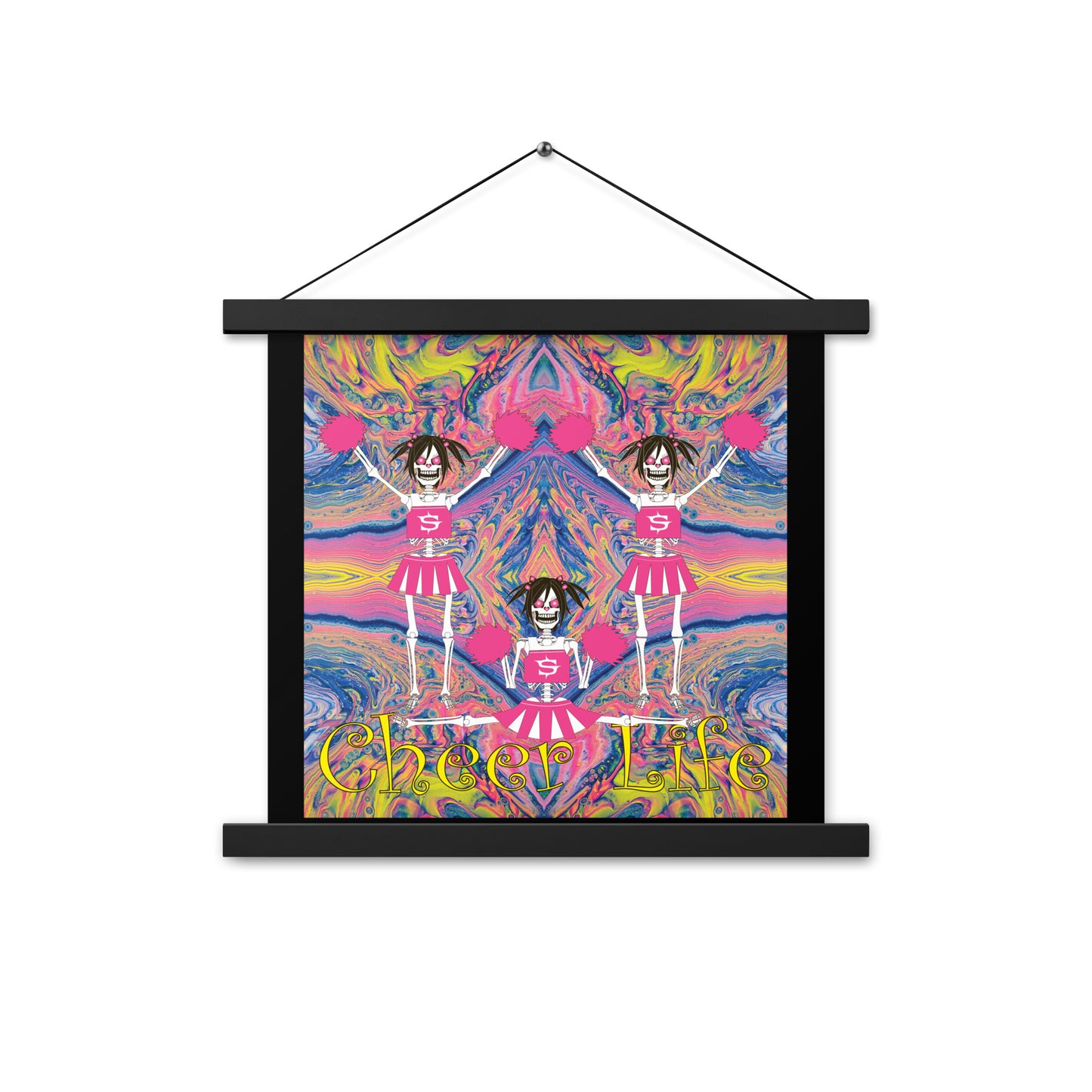 Skull Design Enhanced Matte Paper Poster With Hanger - SW-014