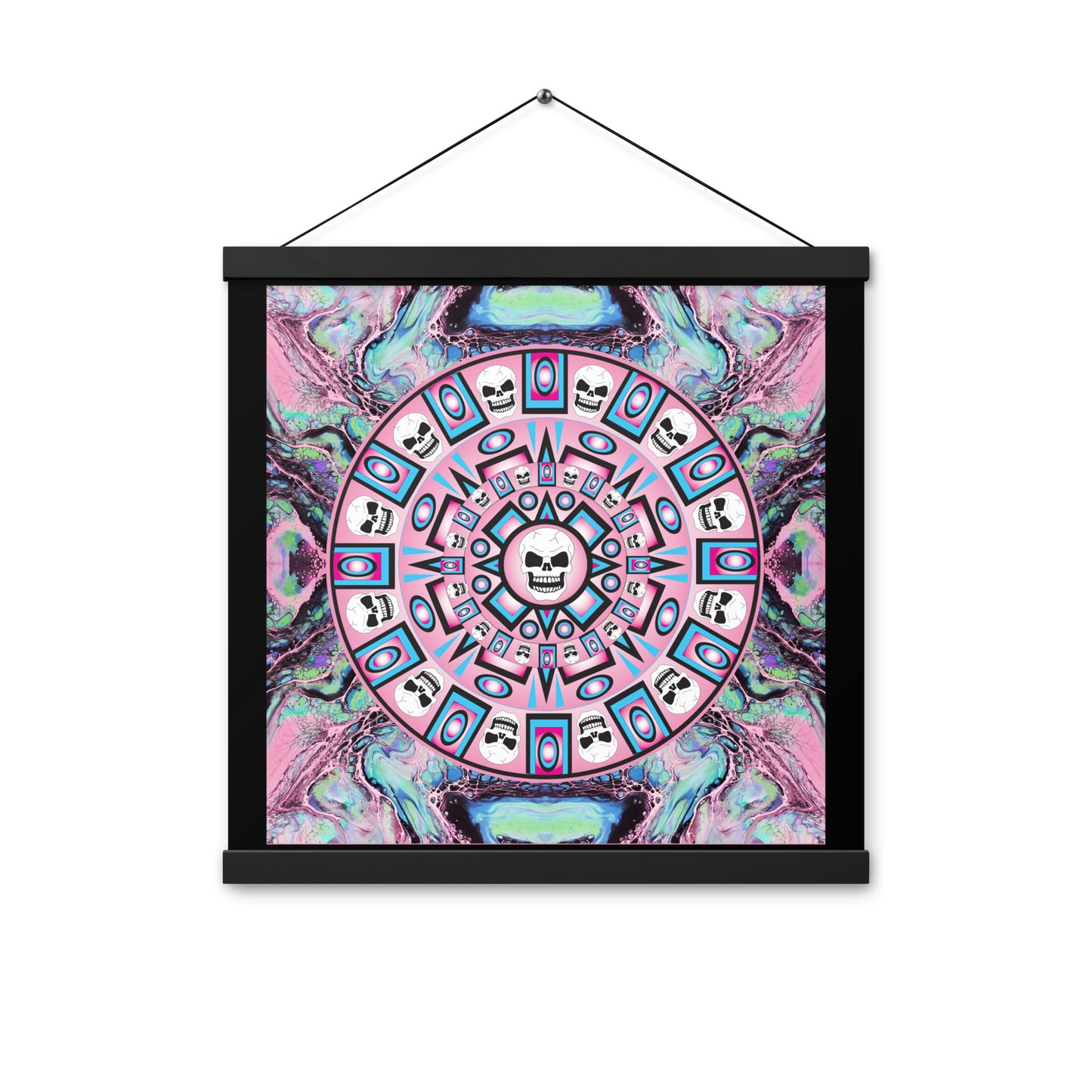 Skull Design Enhanced Matte Paper Poster With Hanger - SW-012