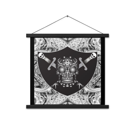 Skull Design Enhanced Matte Paper Poster With Hanger - SW-010