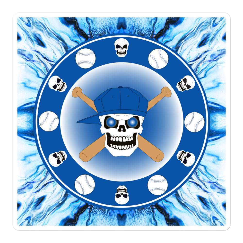 Skull Design Sticker - SW-004