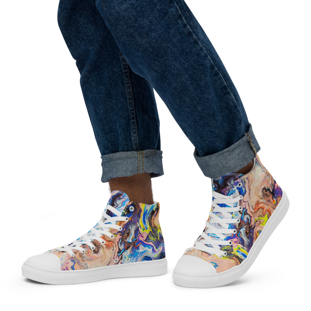 Men’s high top canvas shoes - FA019