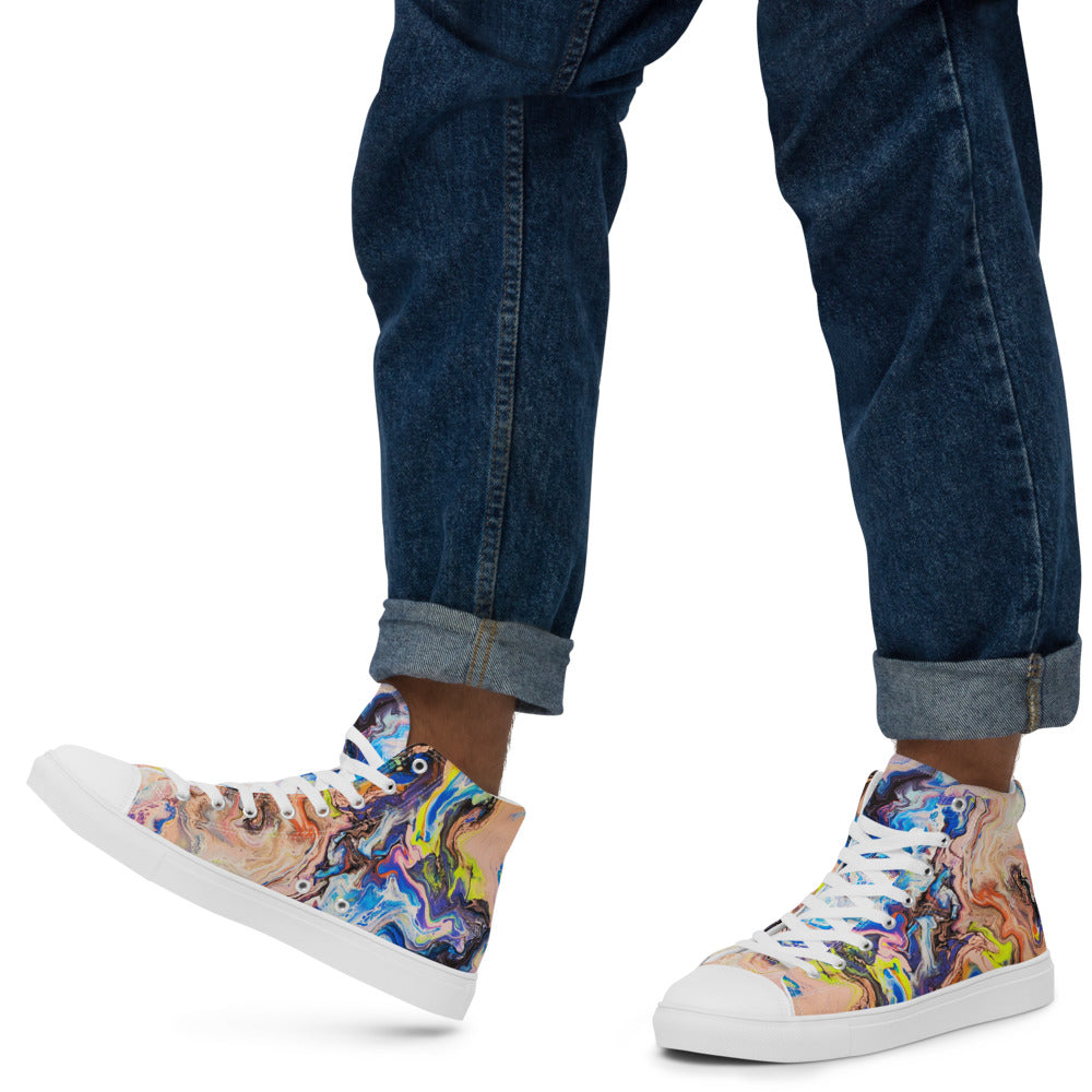 Men’s high top canvas shoes - FA019