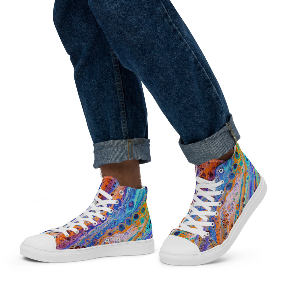 Men’s high top canvas shoes - FA018C