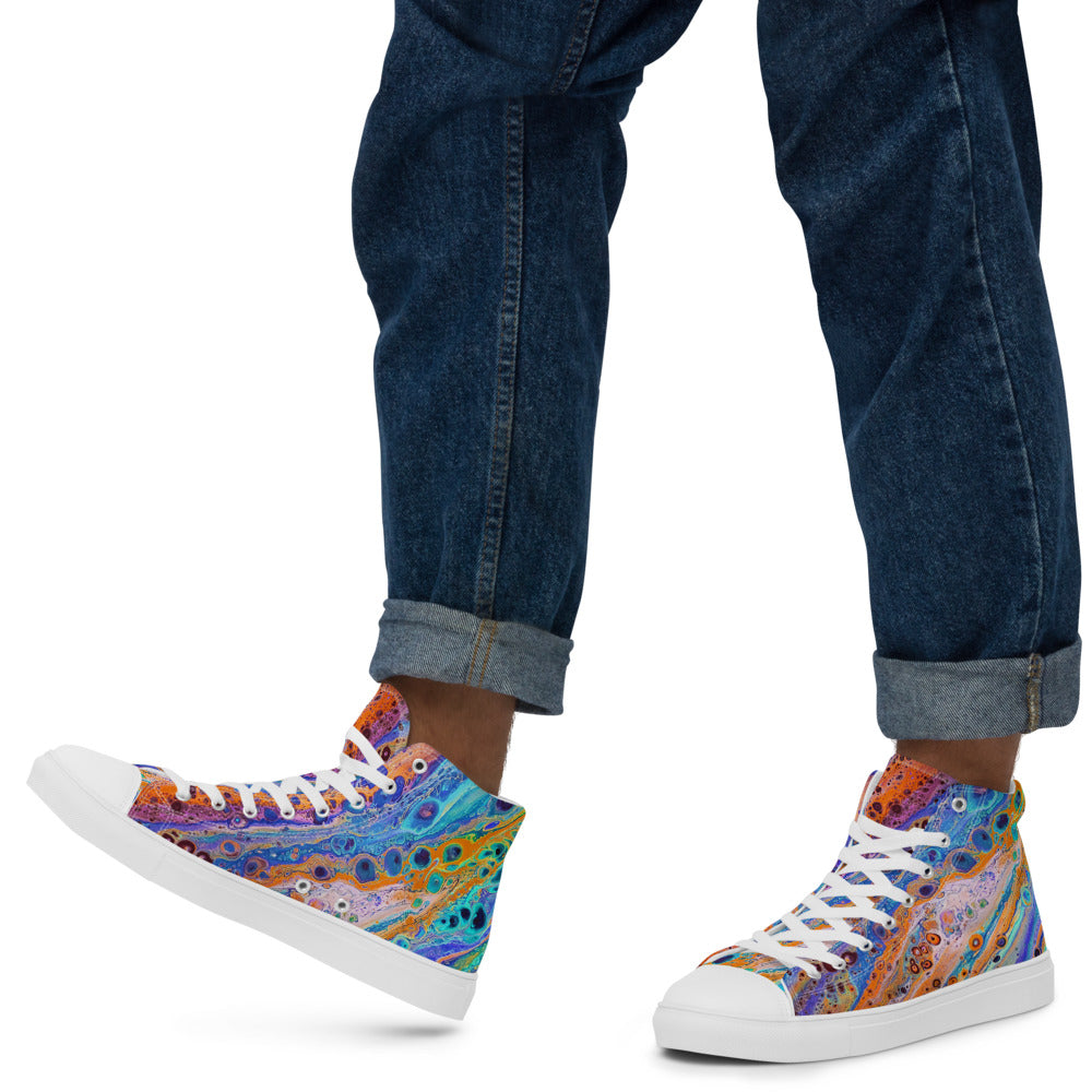 Men’s high top canvas shoes - FA018C