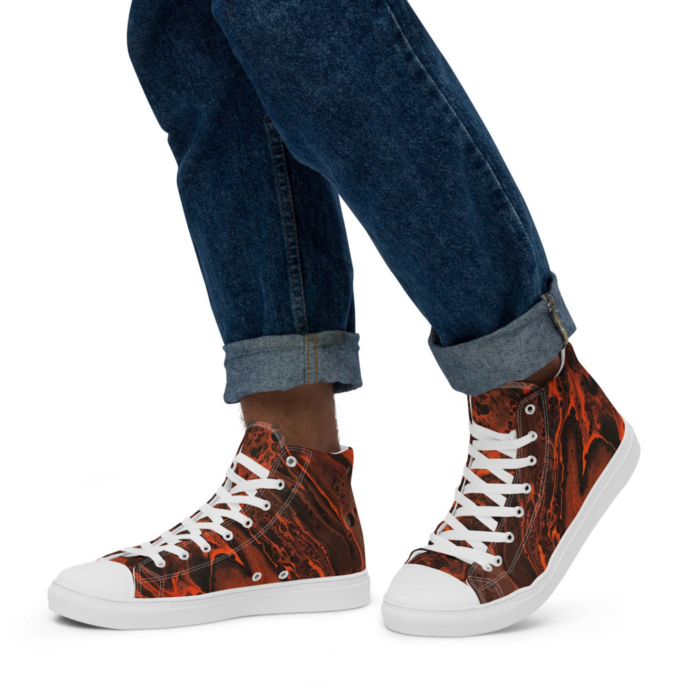 Men’s high top canvas shoes - FA006