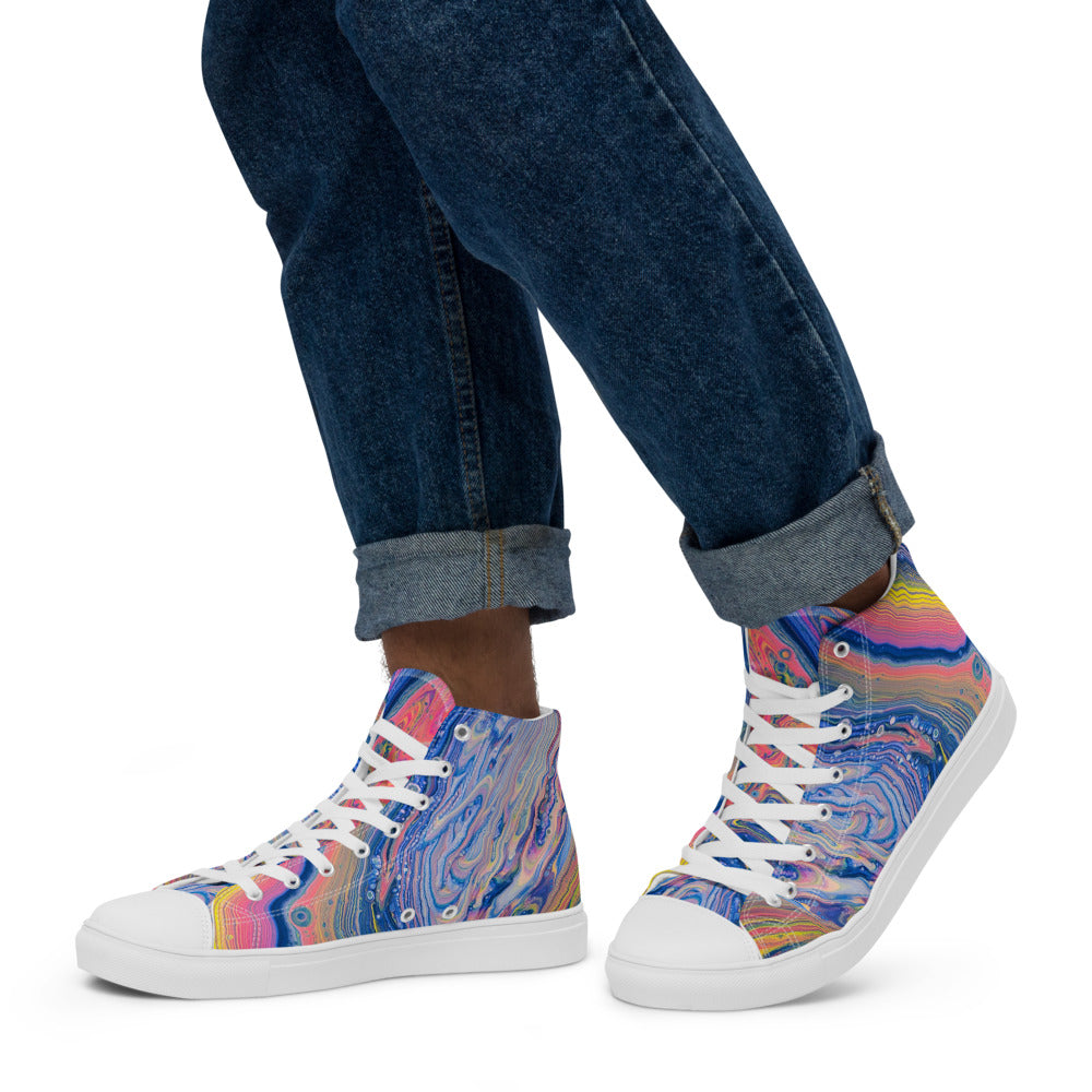 Men’s high top canvas shoes - FA004A