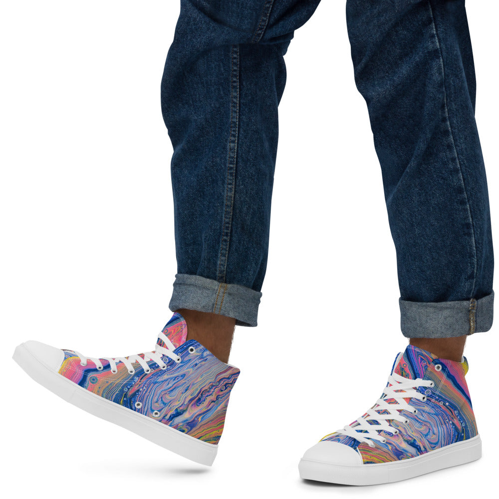 Men’s high top canvas shoes - FA004A