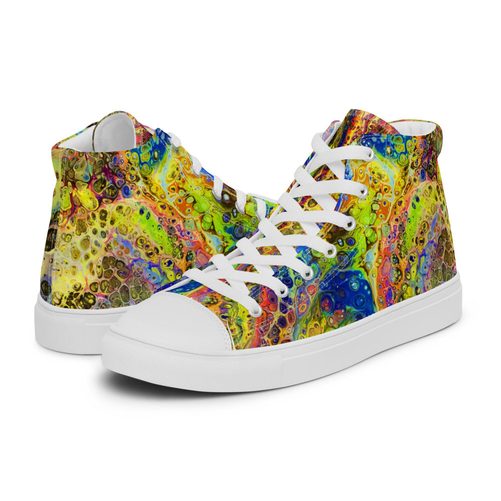 Men’s high top canvas shoes - FA003F