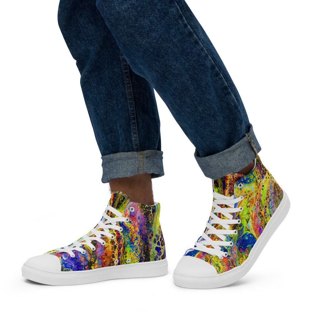 Men’s high top canvas shoes - FA003F