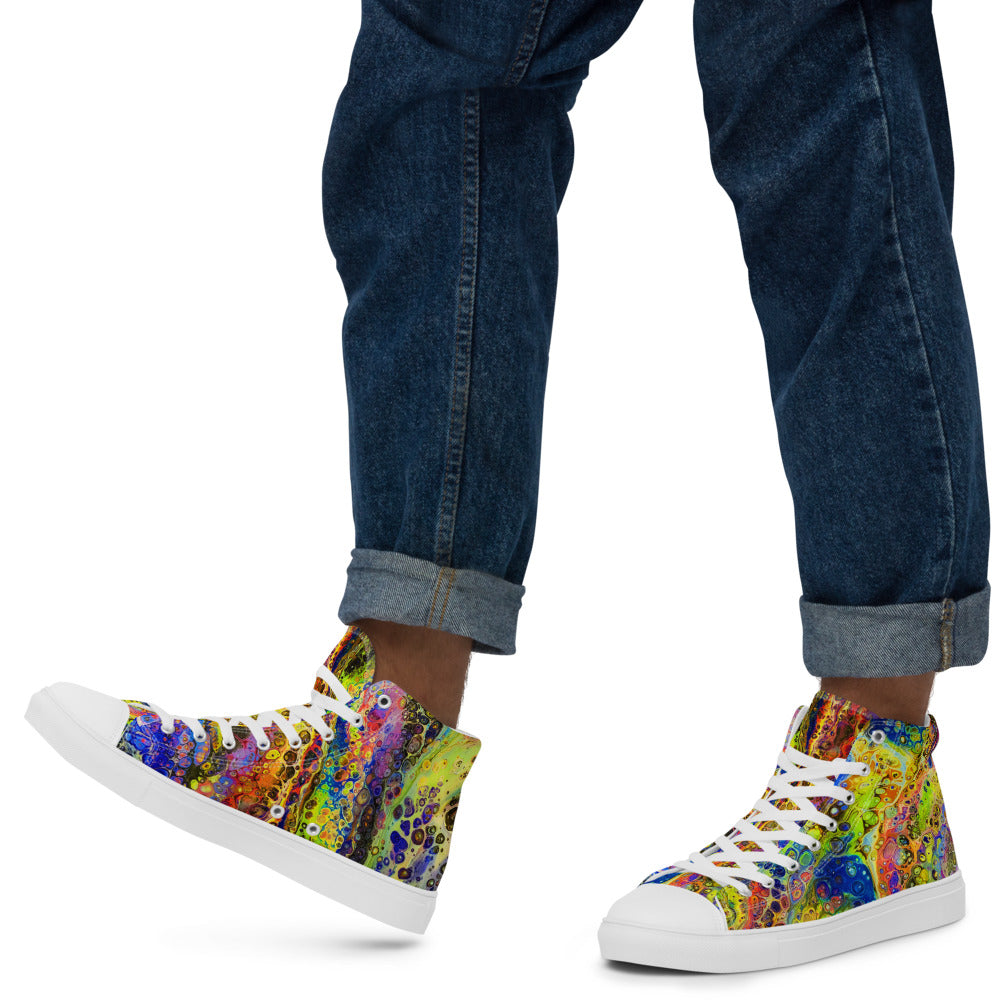 Men’s high top canvas shoes - FA003F