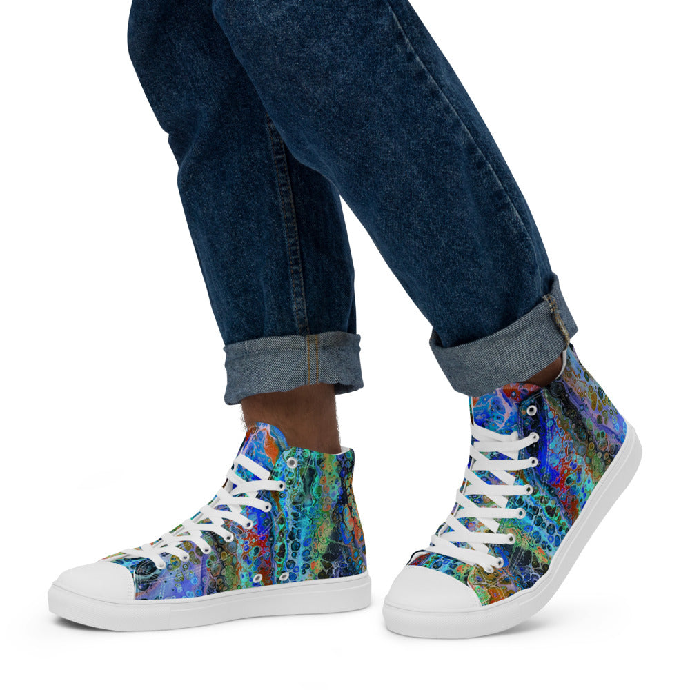 Men’s high top canvas shoes - FA003C