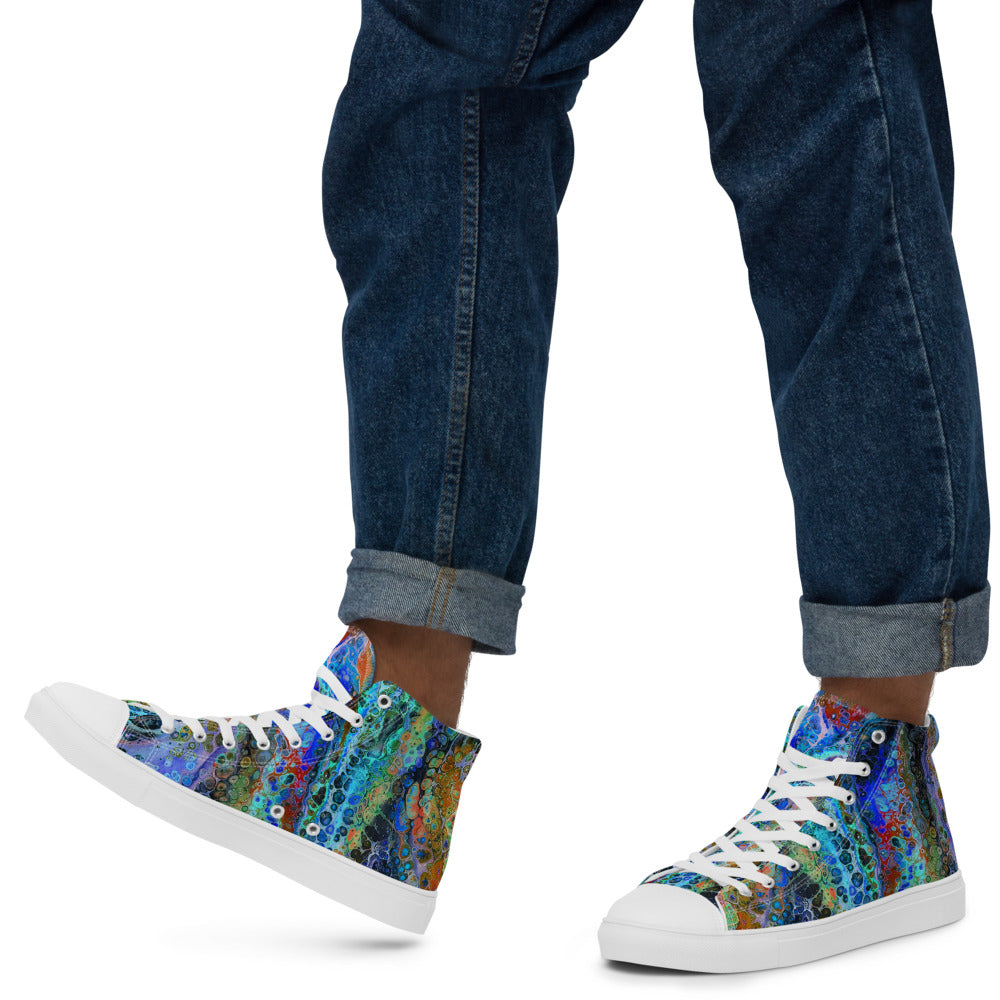 Men’s high top canvas shoes - FA003C