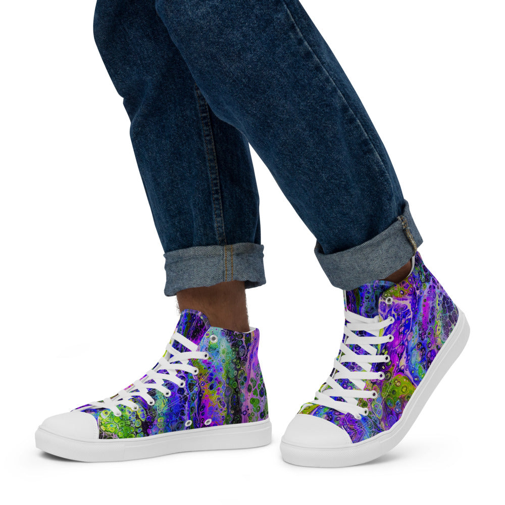 Men’s high top canvas shoes - FA003B