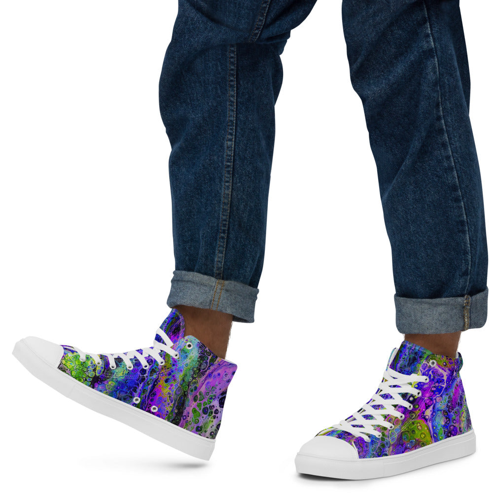 Men’s high top canvas shoes - FA003B