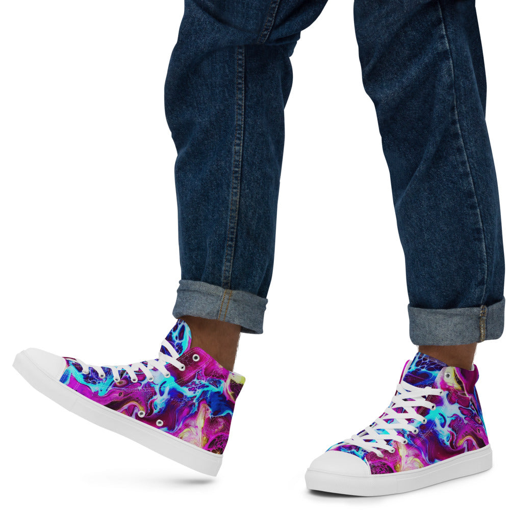 Men’s high top canvas shoes - FA002B