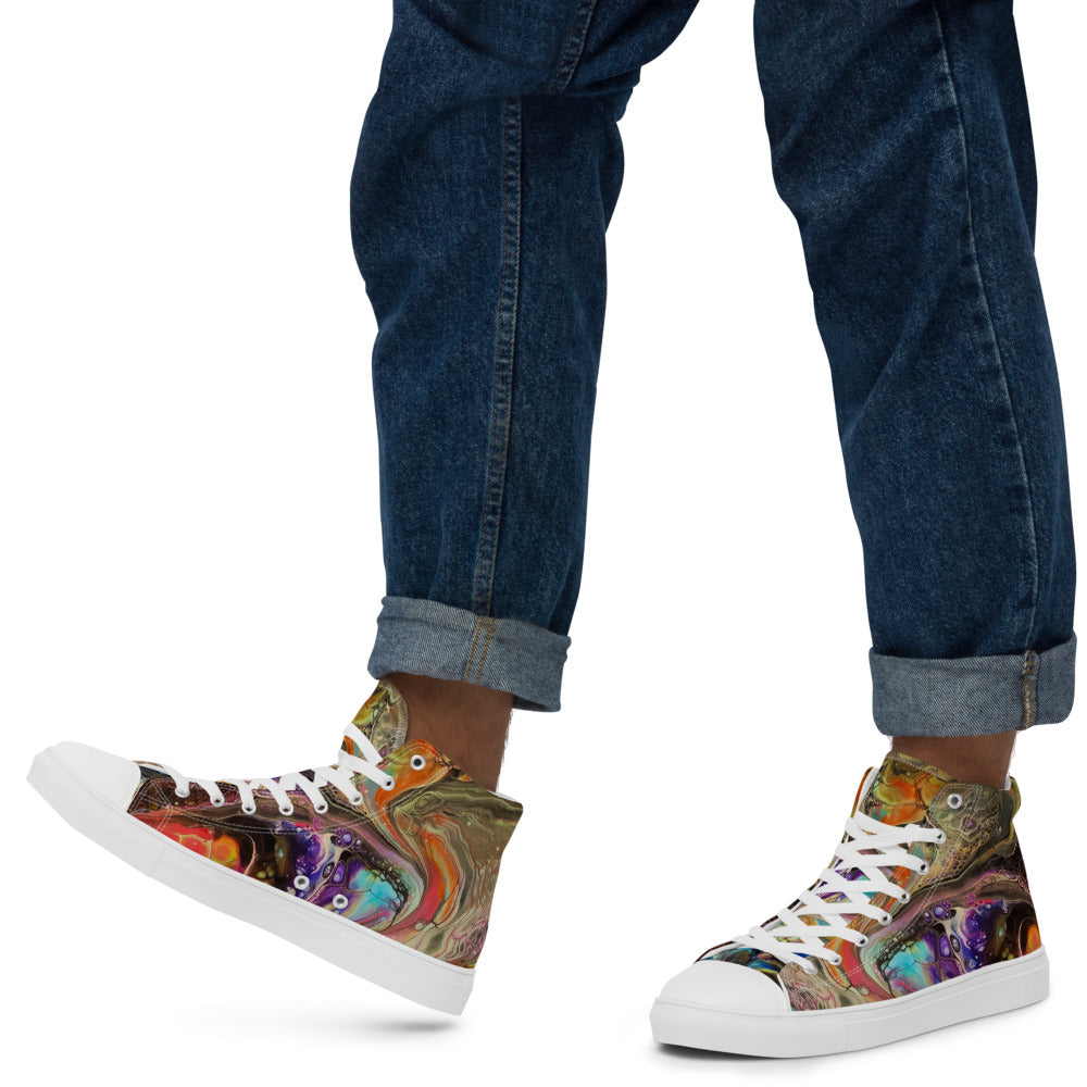 Men’s high top canvas shoes - FA001A