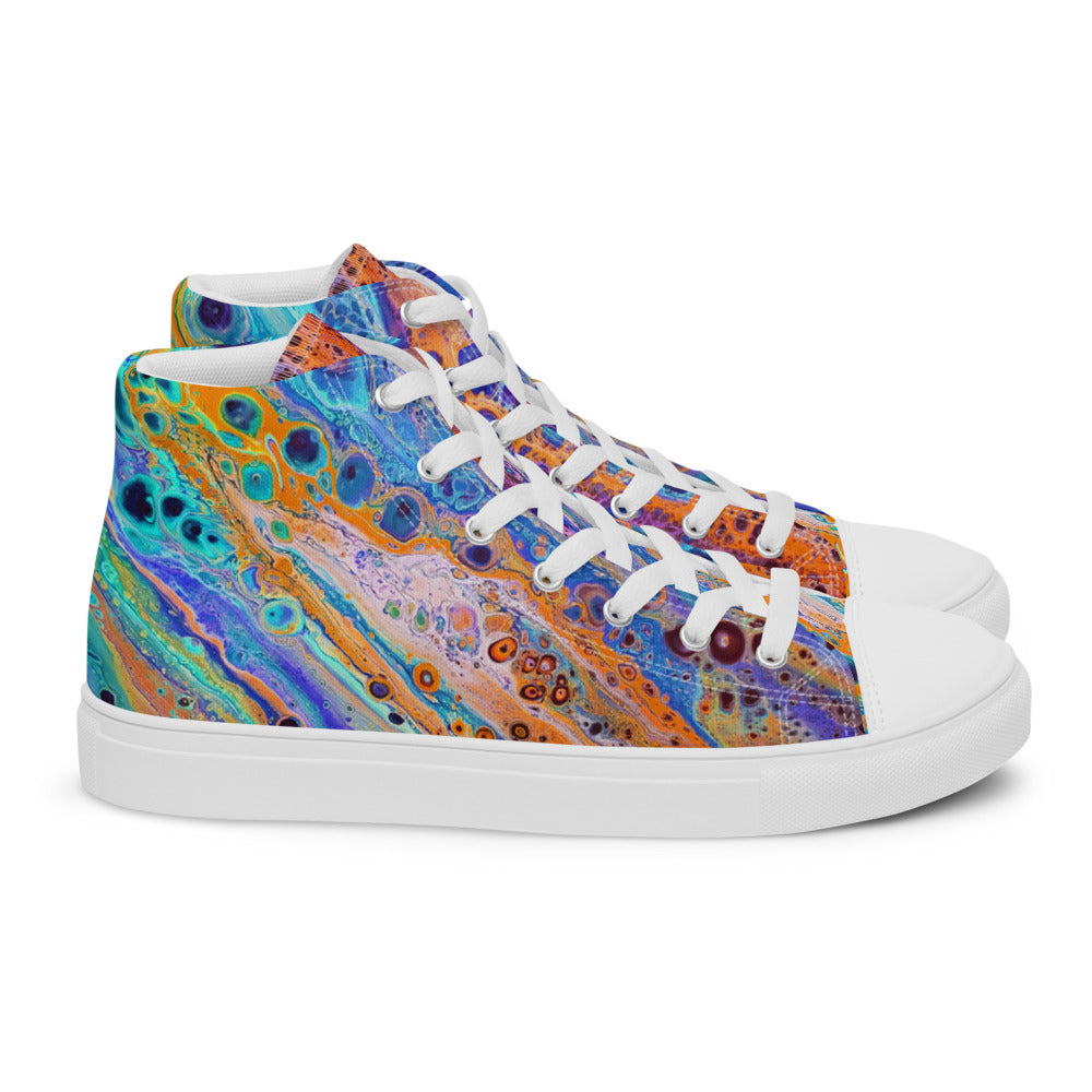 Men’s high top canvas shoes - FA018C