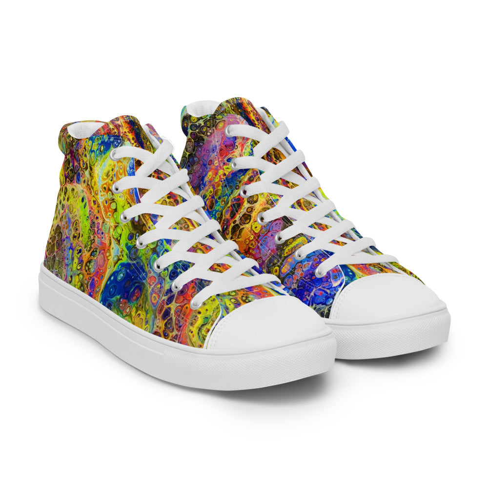 Men’s high top canvas shoes - FA003F