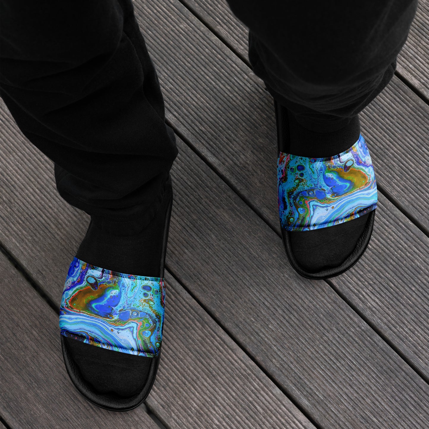 Men’s slides - Fluid Art Design - FA-011A-1