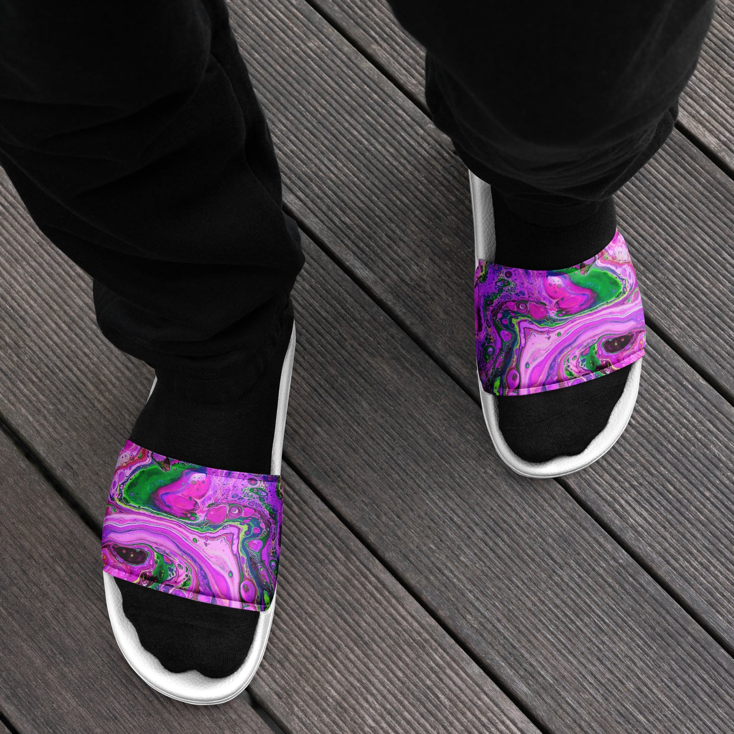 Men’s slides - Fluid Art Design - FA-011D-1