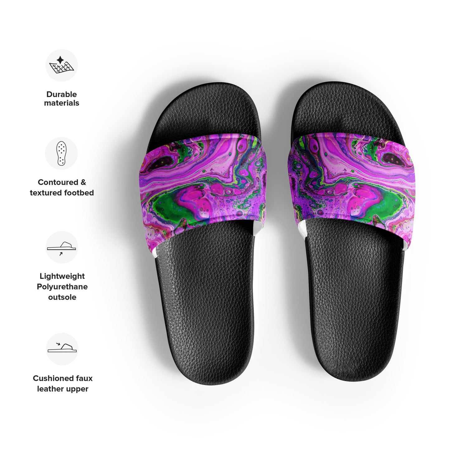 Men’s slides - Fluid Art Design - FA-011D-1