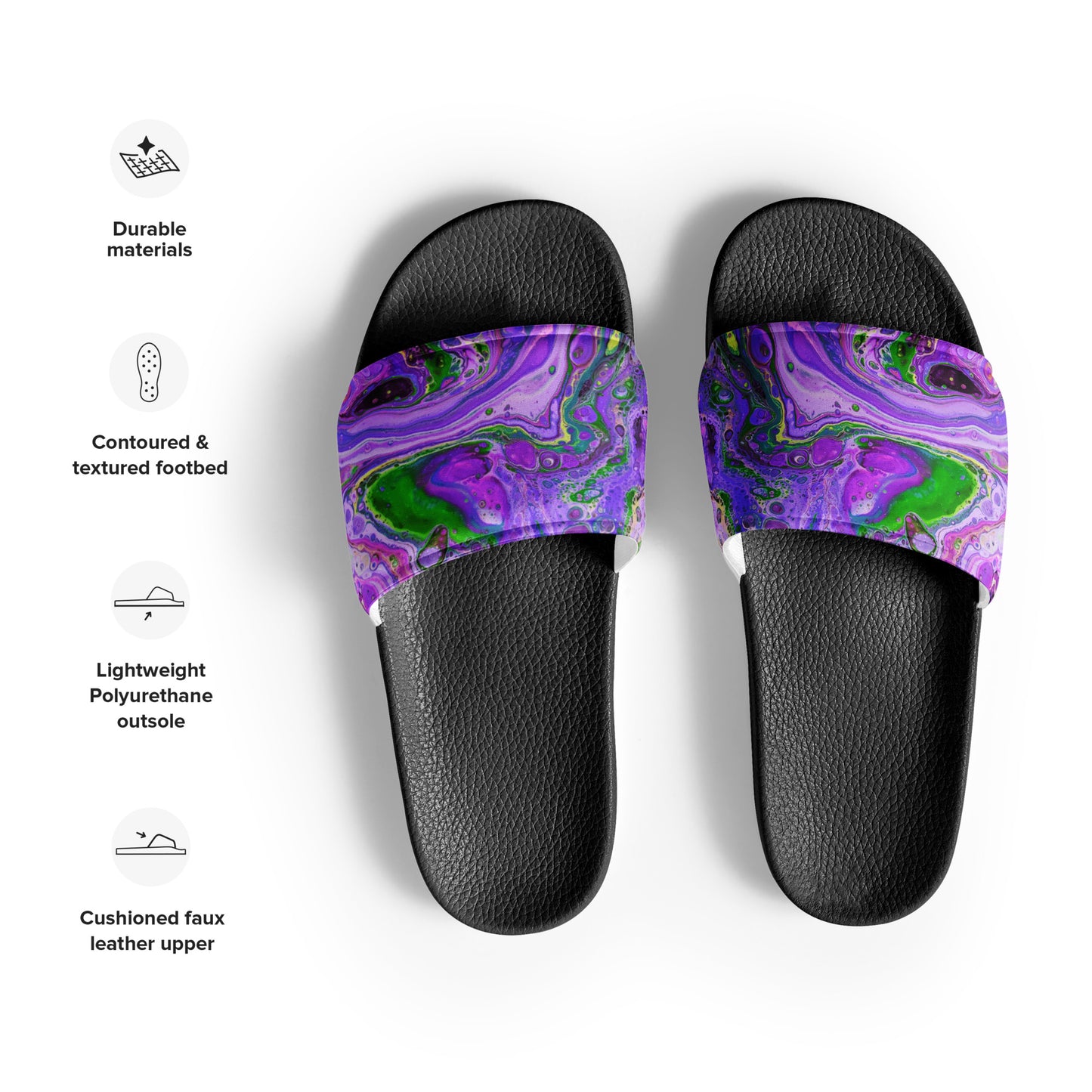 Men’s slides - Fluid Art Design - FA-011C-1