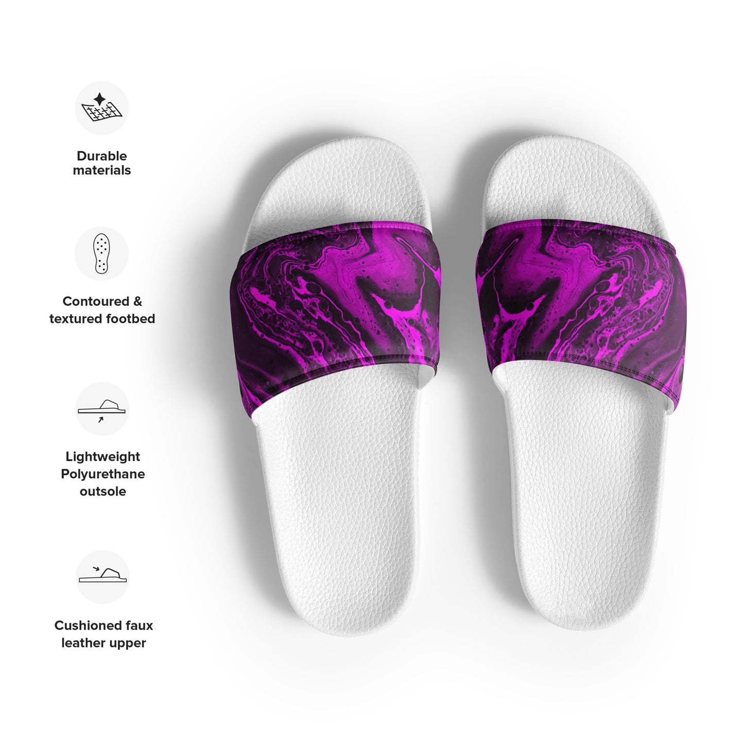 Men’s slides - Fluid Art Design - FA-006B-2