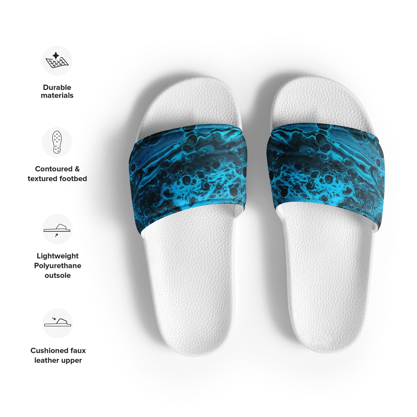 Men’s slides - Fluid Art Design - FA-006A-1