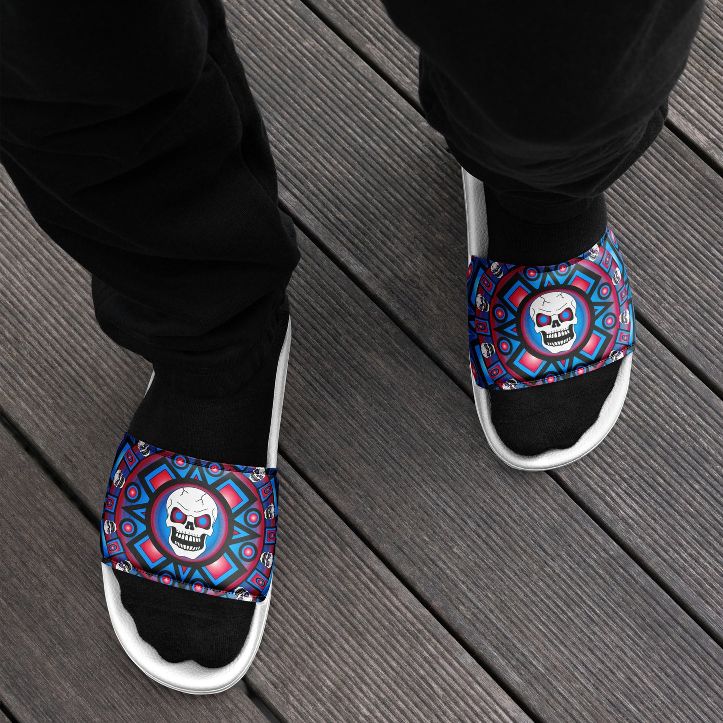 Men’s Slides - Skull Design - SW-001C