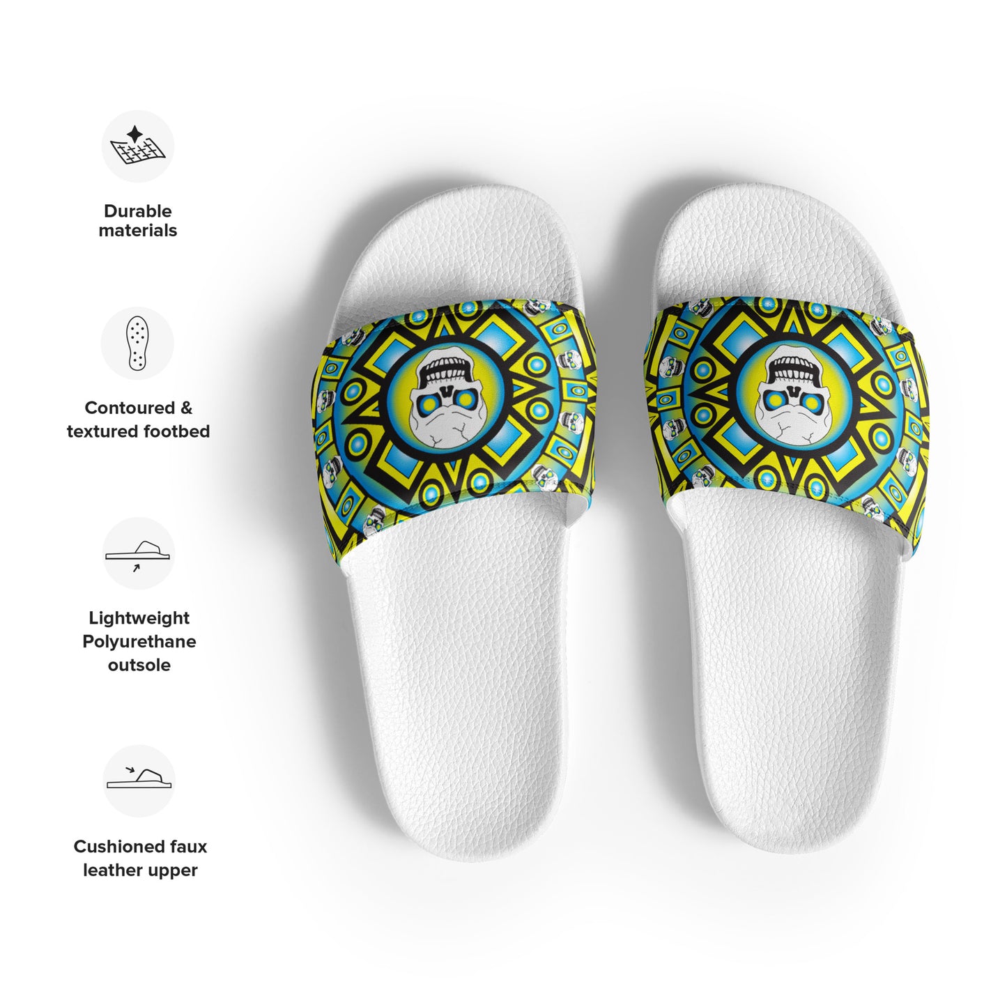 Men’s Slides - Skull Design - SW-001E