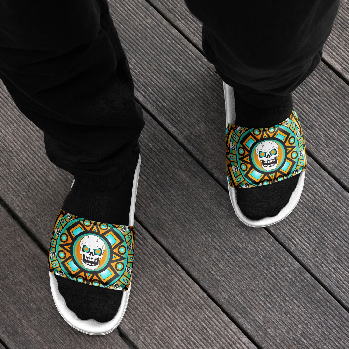 Men’s Slides - Skull Design - SW-001H