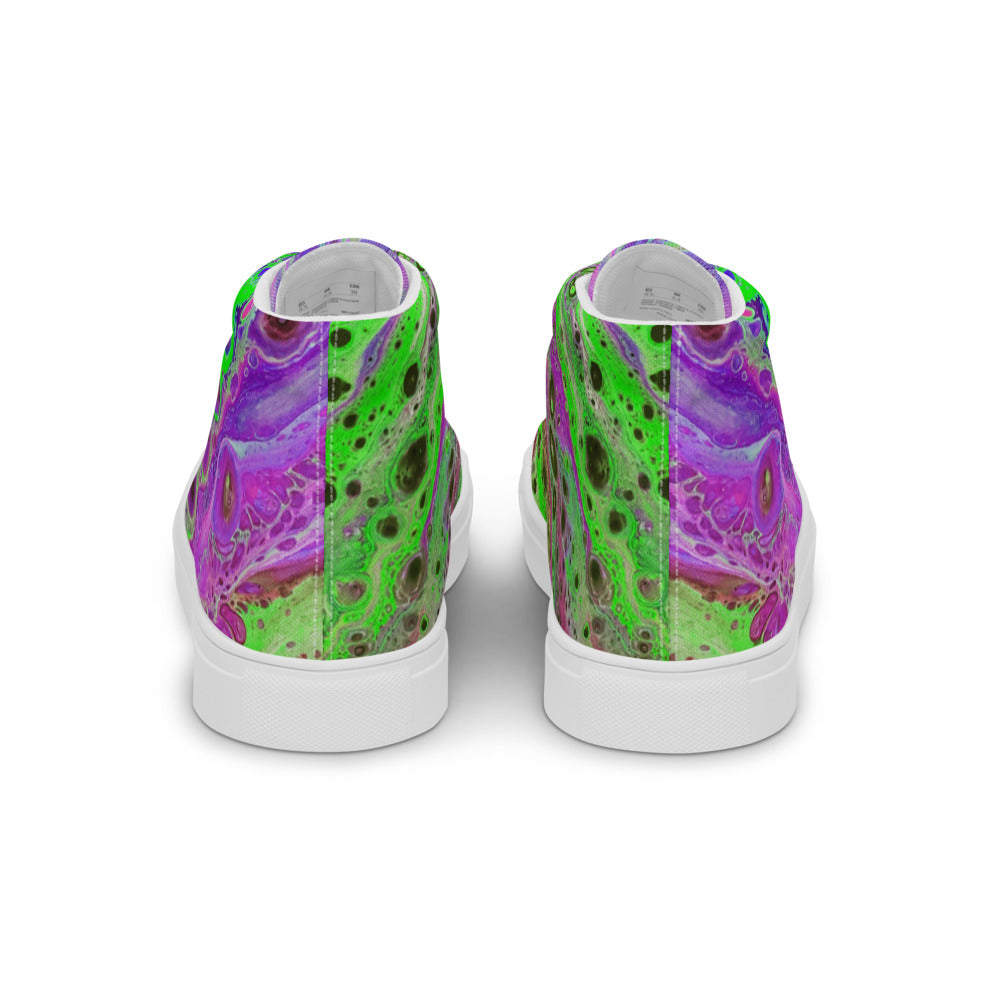 Women’s High Tops - Fluid Art Design - FA-018D