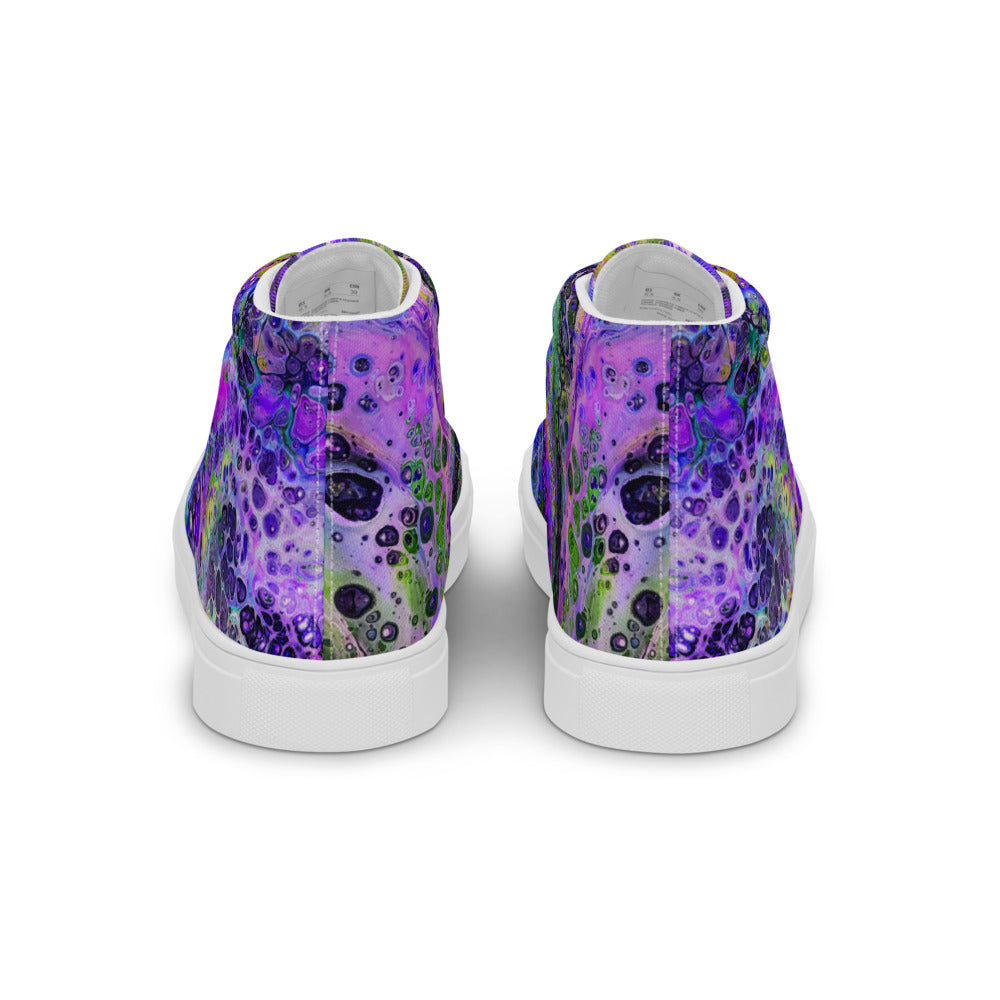 Women’s High Tops - Fluid Art Design - FA-003B