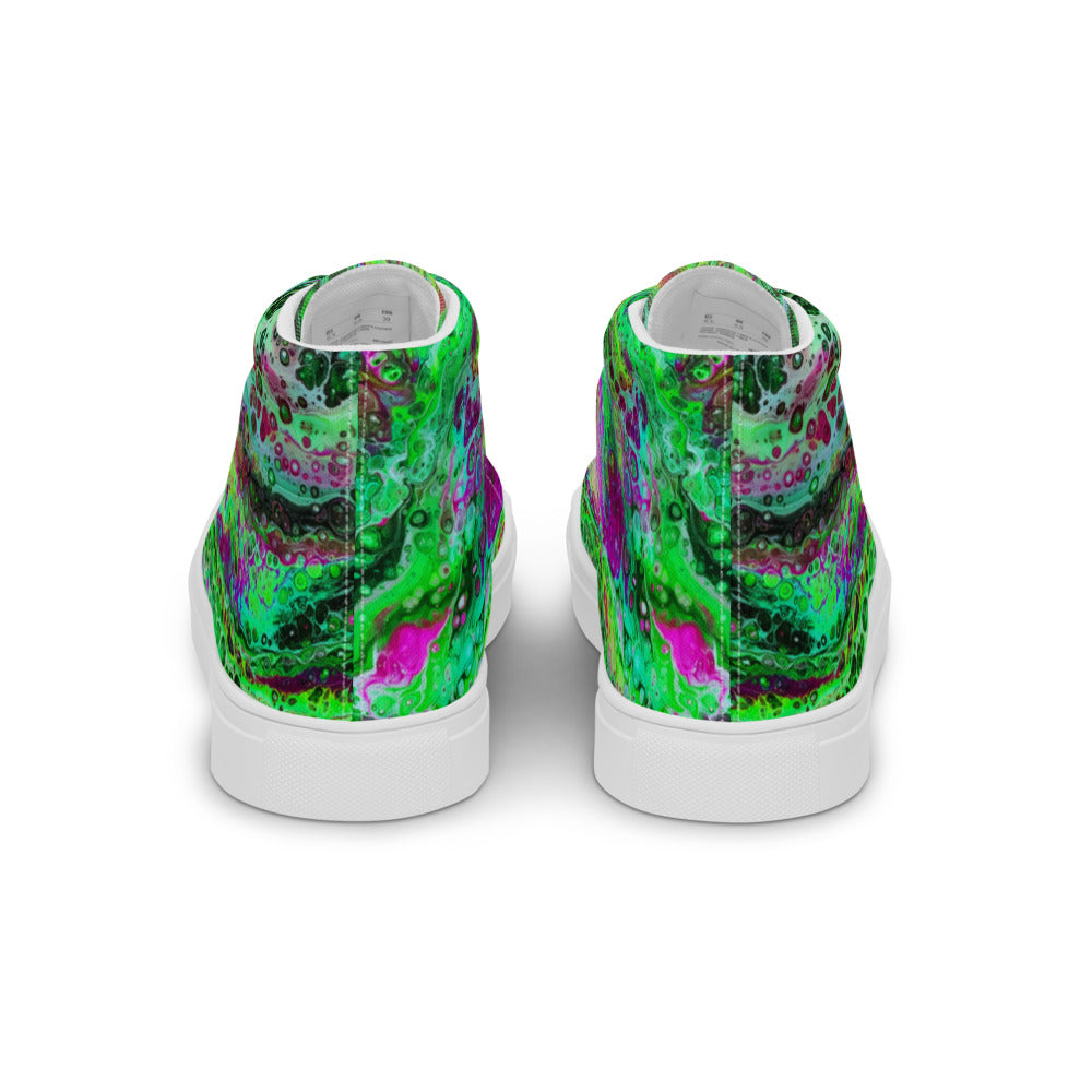 Women’s High Tops - Fluid Art Design - FA-003A