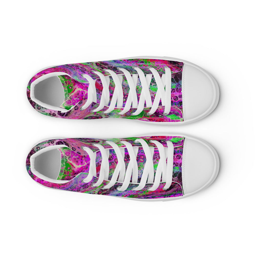 Women’s High Tops - Fluid Art Design - FA-003D