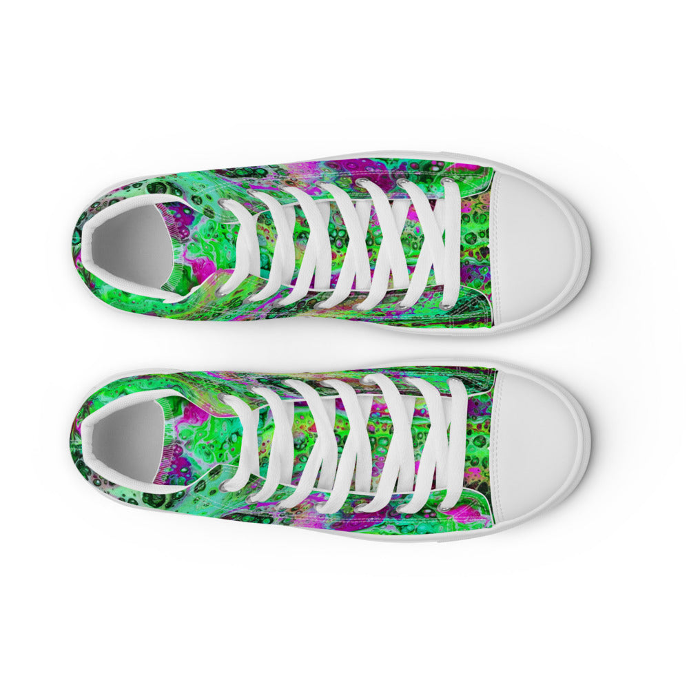 Women’s High Tops - Fluid Art Design - FA-003A