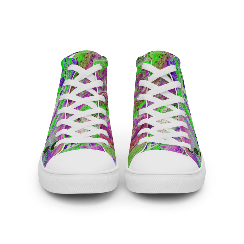 Women’s High Tops - Fluid Art Design - FA-018D