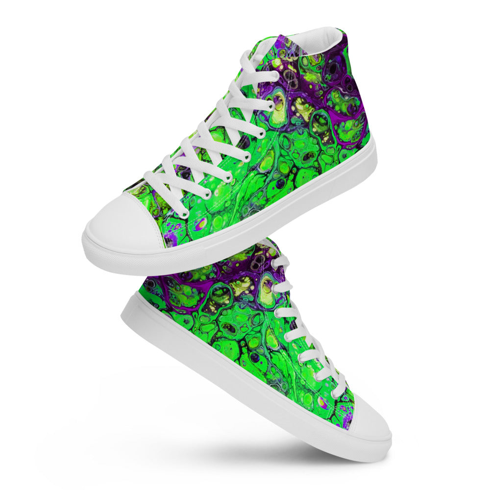 Women’s High Tops - Fluid Art Design - FA-007B