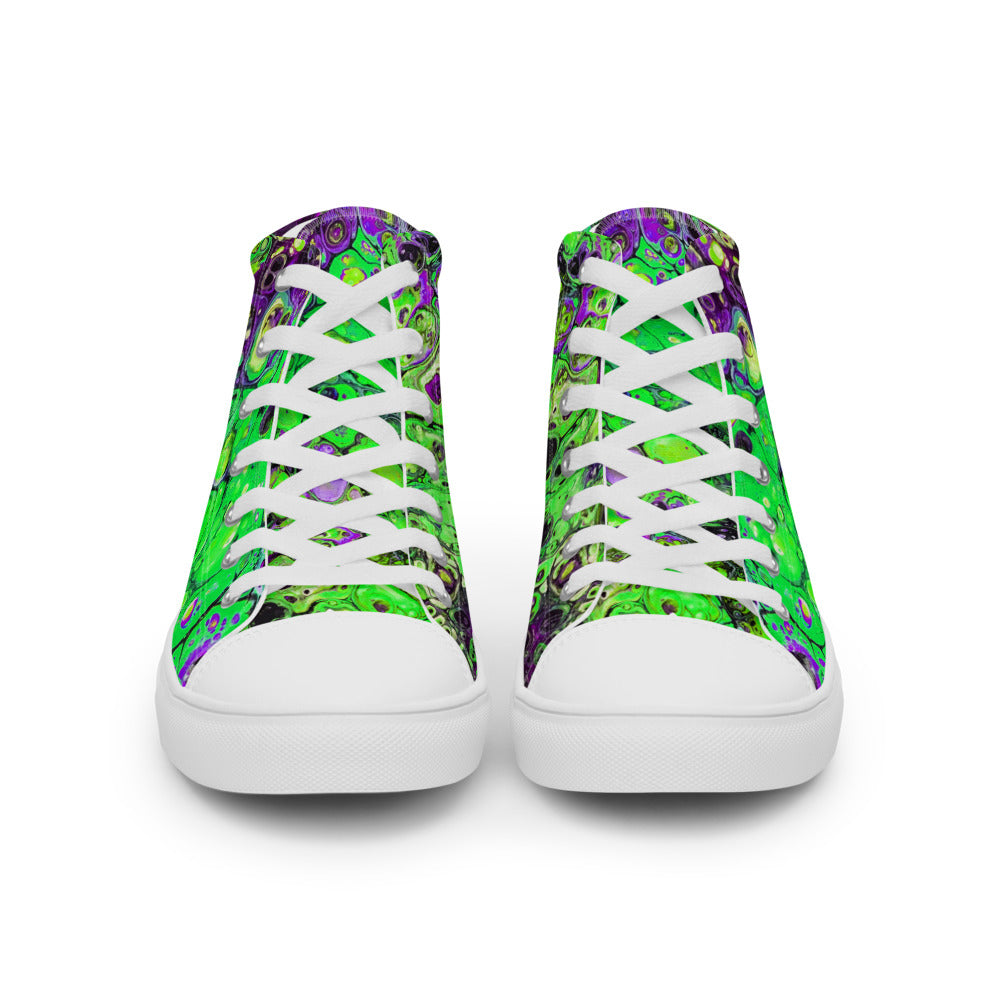 Women’s High Tops - Fluid Art Design - FA-007B